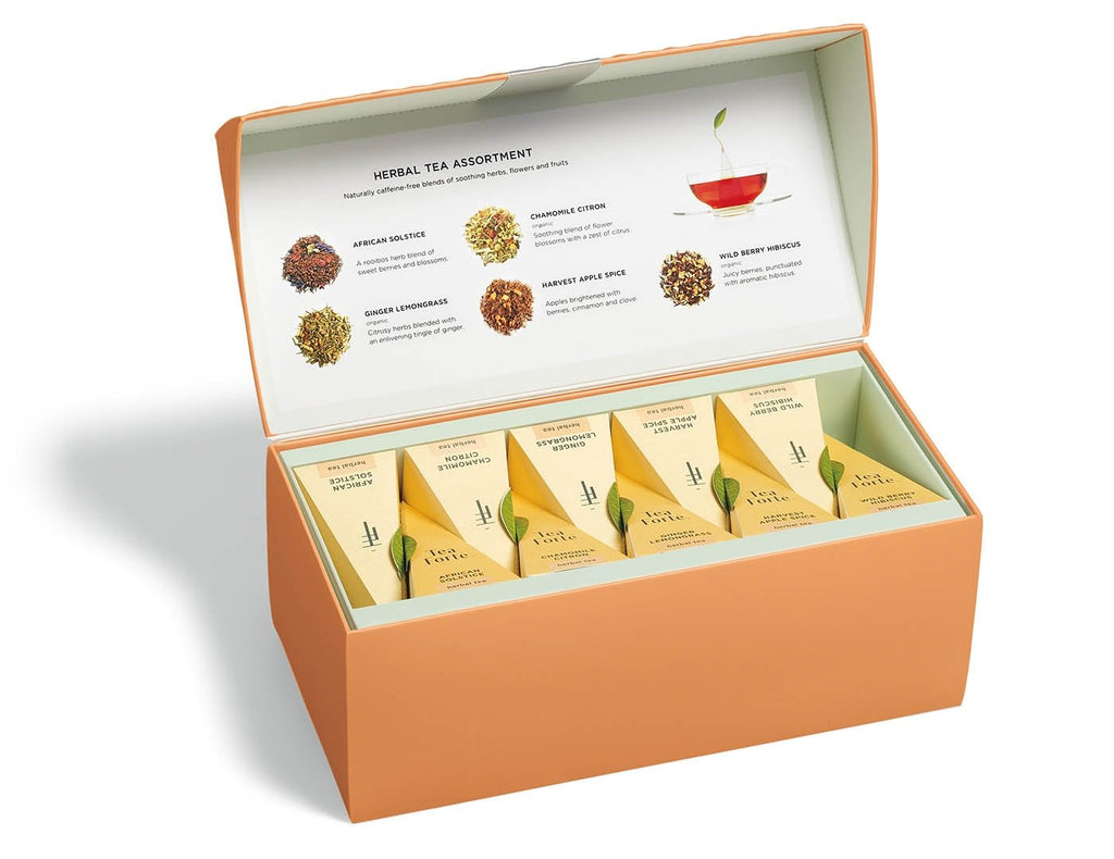 Herbal Tea Tasting Assortment Presentation Box Duo