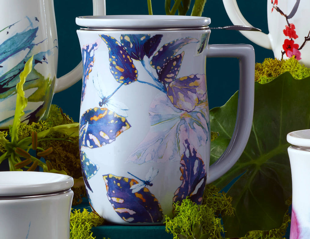 Fiore Steeping Cup with Infuser Demoiselle